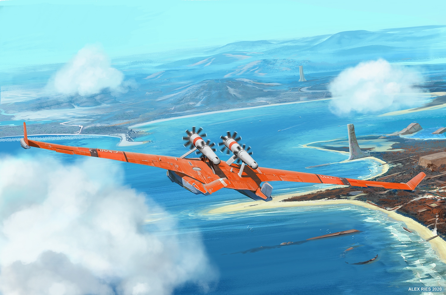 1500x992, 591 Kb / Abiogenisis, самолёт