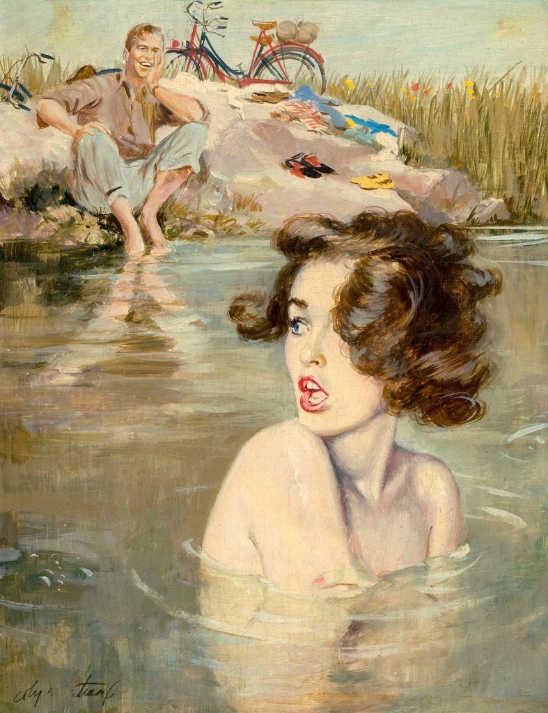 787x1024, 150 Kb / велосипеды, купание