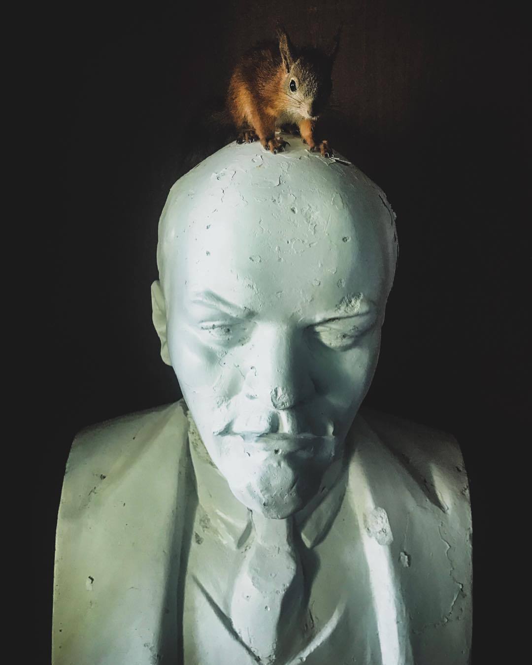 1080x1350, 71 Kb / ленин, белка, бюст