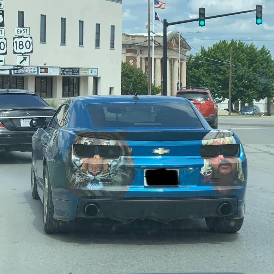 960x960, 130 Kb / шевроле, очки, фары, тигр, аэрография