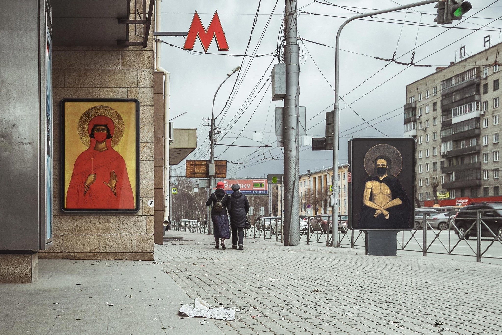 2048x1365, 631 Kb / метро, иконы, маски