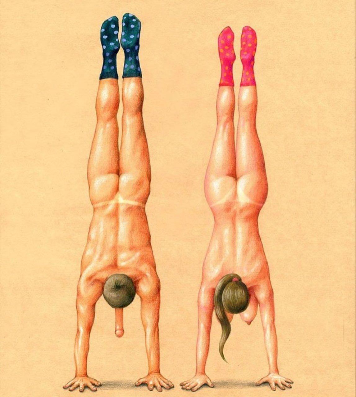 1148x1280, 134 Kb / пара, вниз головой, носки, хуй, рисунок