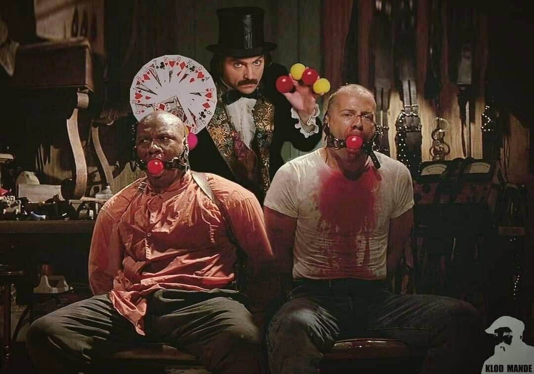 1080x756, 96 Kb / Амаяк Акопян, шары, фокус, криминальное чтиво, уиллис