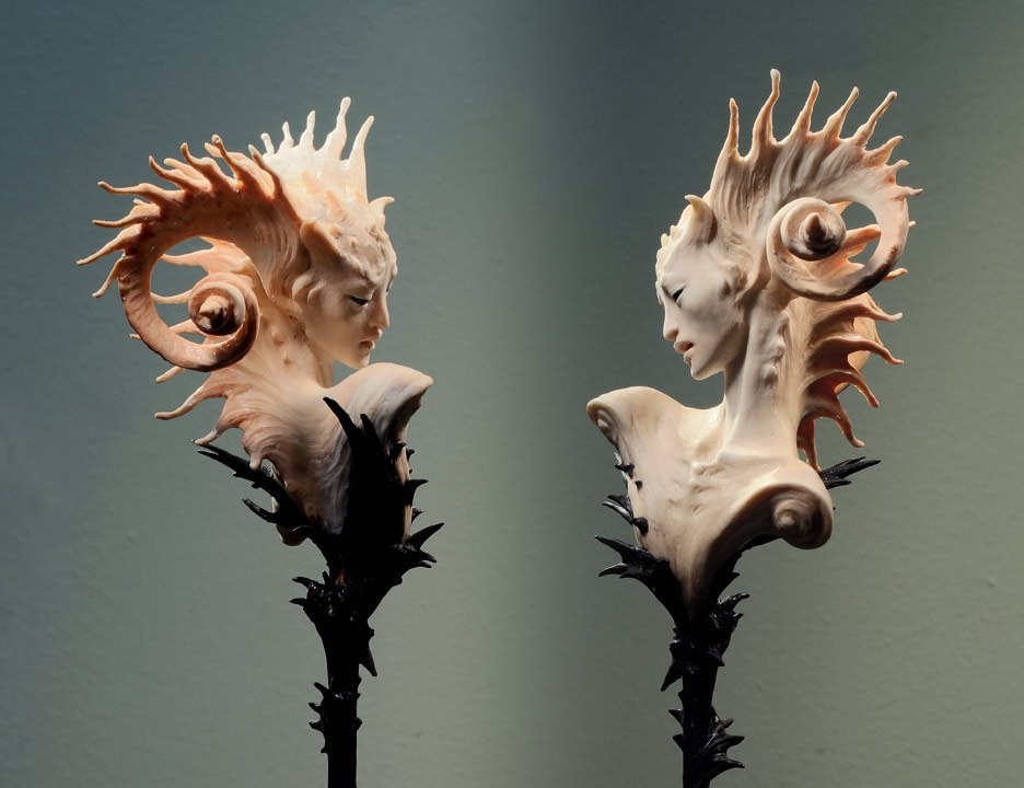 936x720, 116 Kb / фавн,дерево, скульптура