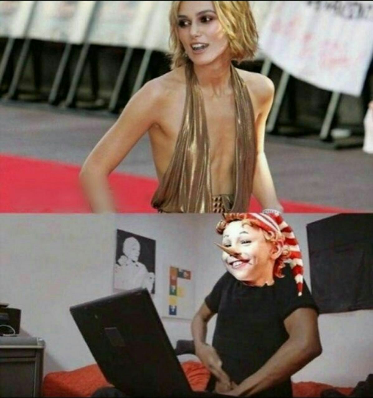 1198x1280, 132 Kb / буратино, Кира Найтли, мастурбация, доска