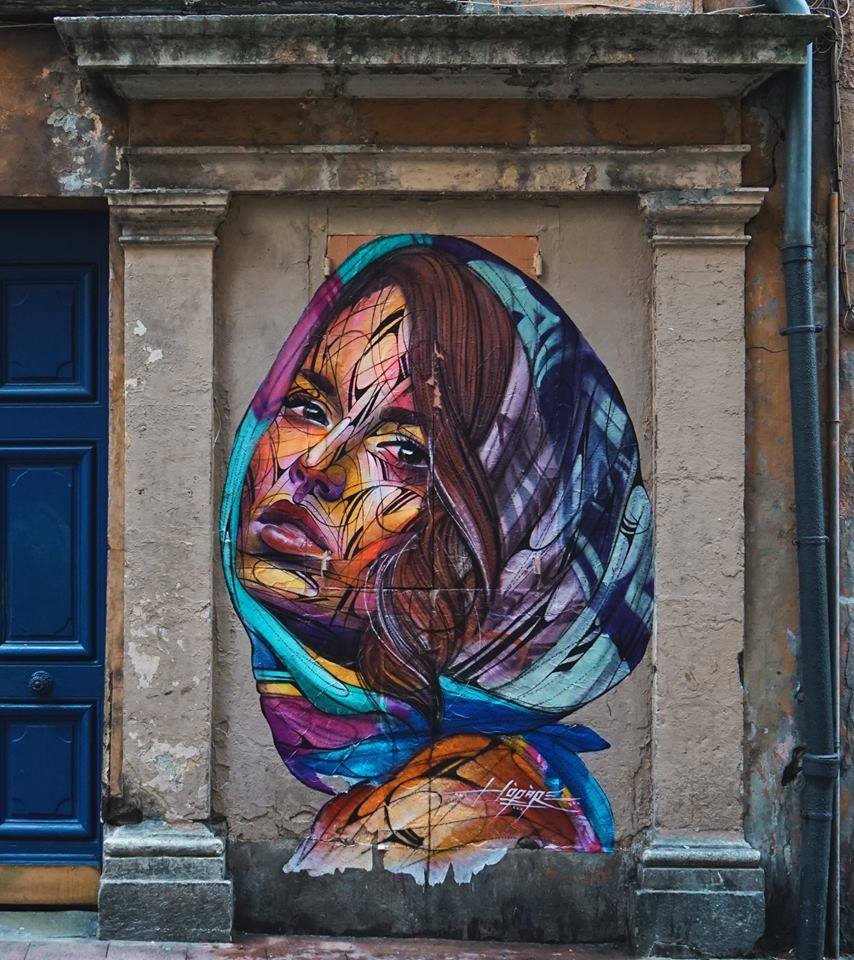 854x960, 147 Kb / Alexandre Monteiro, Hopare, девушка, косынка, граффити