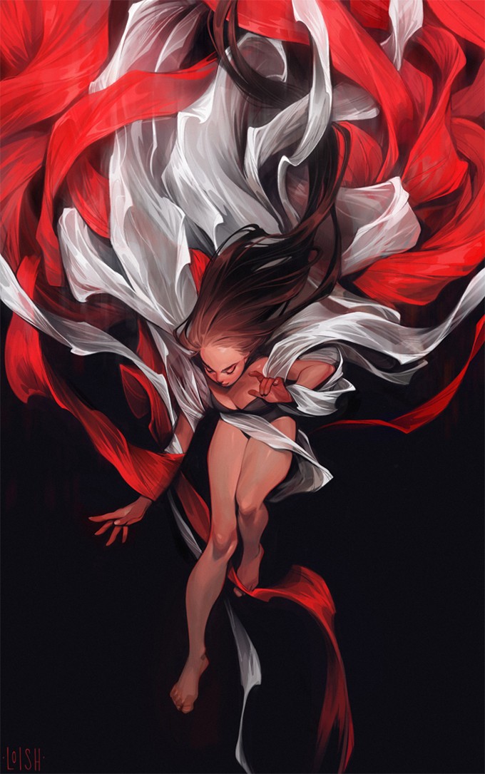 680x1085, 152 Kb / loish, ленты