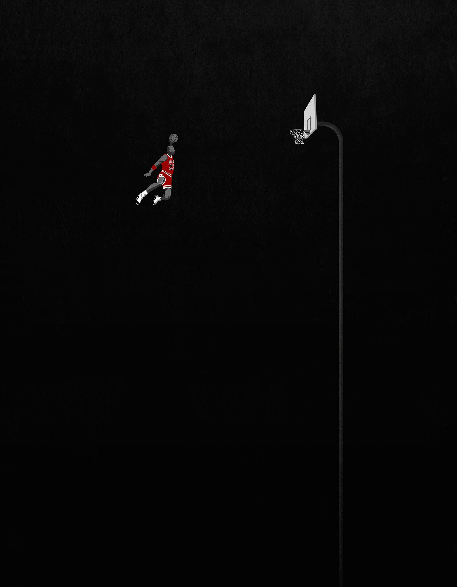 1594x2048, 122 Kb / кольцо, баскетболист, мяч, корзина