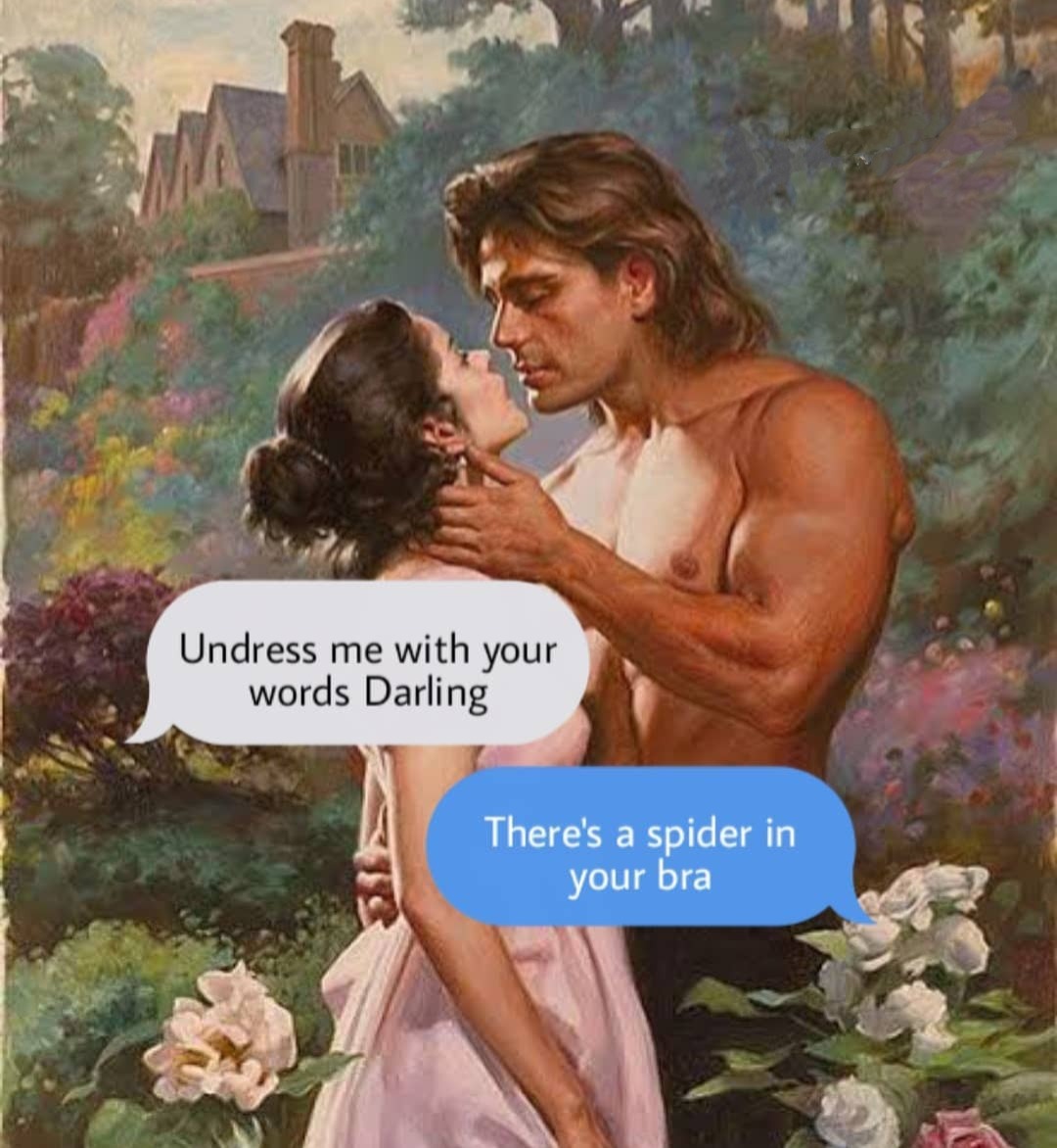 1080x1172, 191 Kb / паук, раздень, пара, поцелуй