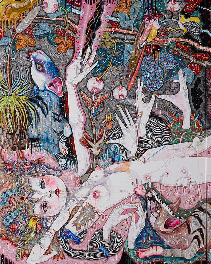 720x900, 372 Kb / девка, руки, рисунок