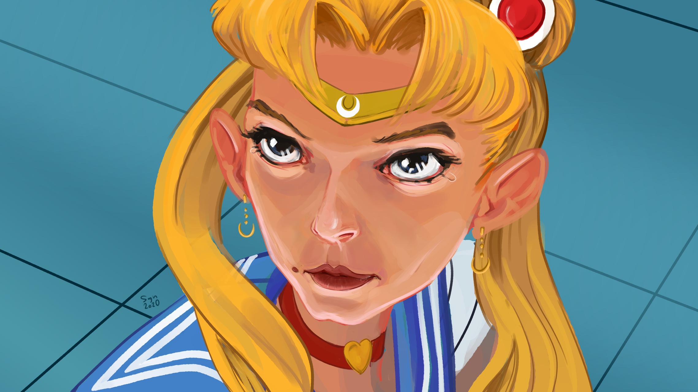 2277x1278, 599 Kb / Светлана Ходченкова, Сейлормун, sailormoon, челлендж, sgn, shaggy_nik