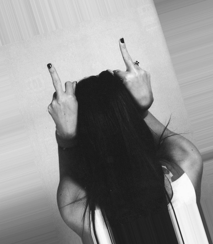 703x807, 126 Kb / коза, фак ю, ч/б