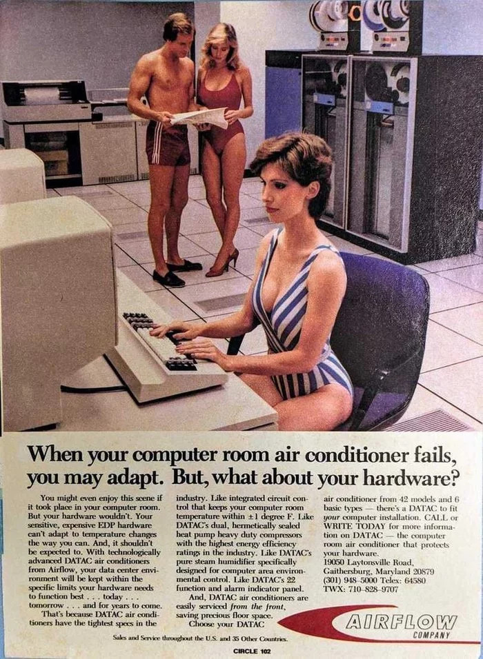 700x956, 247 Kb / девушки, парень, купальник, красный, полосатый, компьютеры, стул