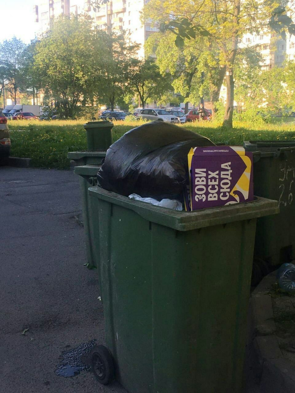 960x1280, 199 Kb / Мусорный бак, зови, сюда