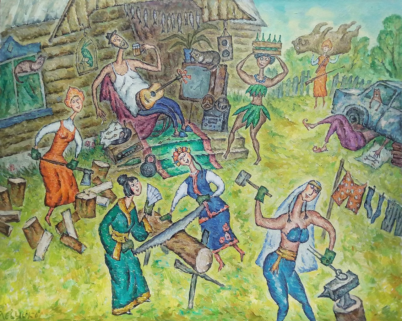 1280x1024, 444 Kb / Левченко, картина