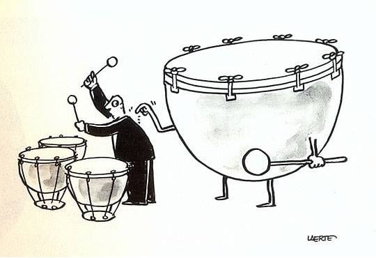 540x370, 25 Kb / ударник, барабанщик, Laerte Coutinho, палочки, барабан