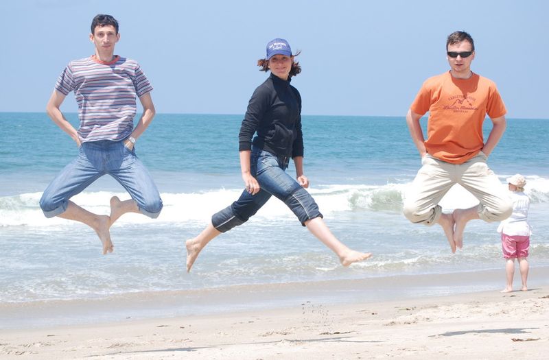 800x525, 56 Kb / море, пляж, фото, прыжок