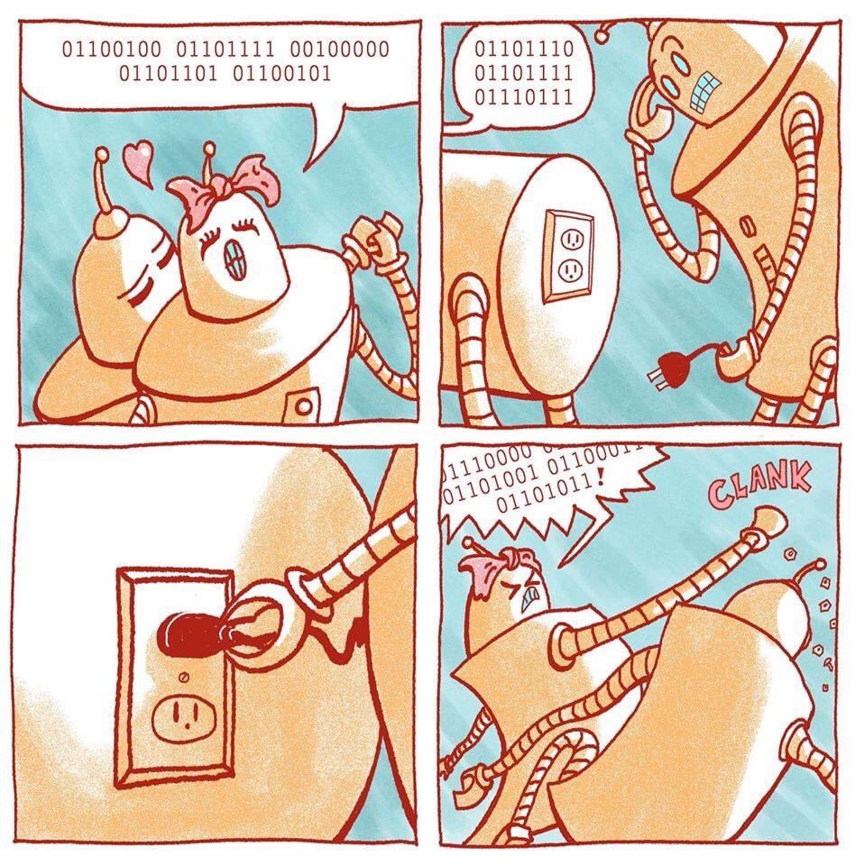 948x960, 202 Kb / роботы, вилка, розетка, анал