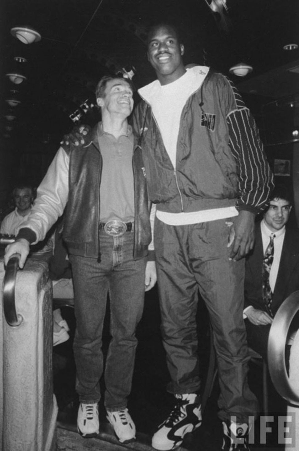 970x1462, 192 Kb / Арнольд Шварценеггер, Шакил О’Нил, США, ч/б