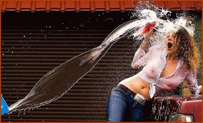 700x423, 79 Kb / девка, вода, брызги