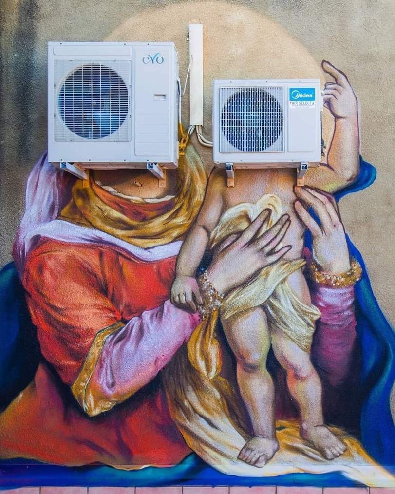 811x1014, 181 Kb / Стрит-арт, сплиты, картина