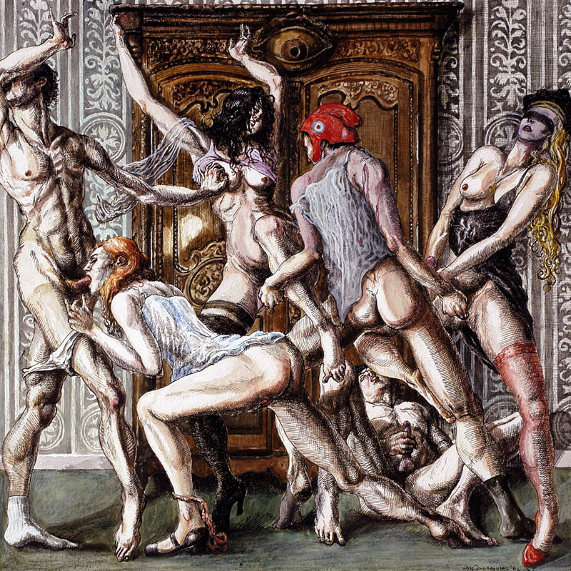 800x800, 256 Kb / мужчины, женщины, групповушка, оргия, толкотня, шкаф, глаз