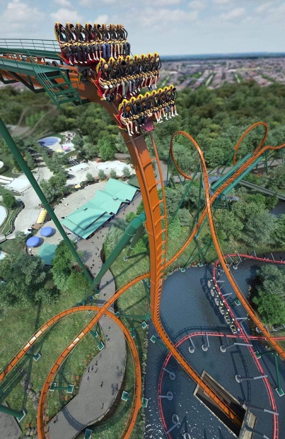944x1457, 245 Kb / аттракцион, американские горки, roller coaster