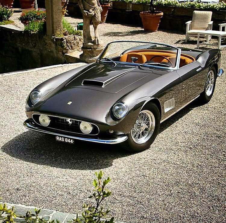 750x741, 216 Kb / автомобиль, классика, ретро, кабриолет,  ferrari 250 gt, Феррари