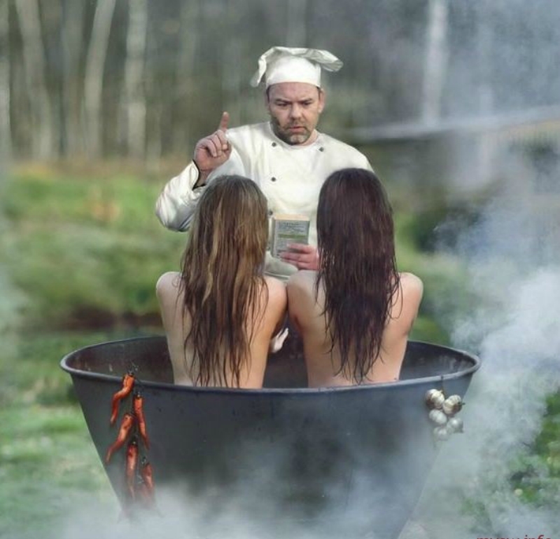 800x769, 273 Kb / повар, девки, казан, специя, чеснок, перец