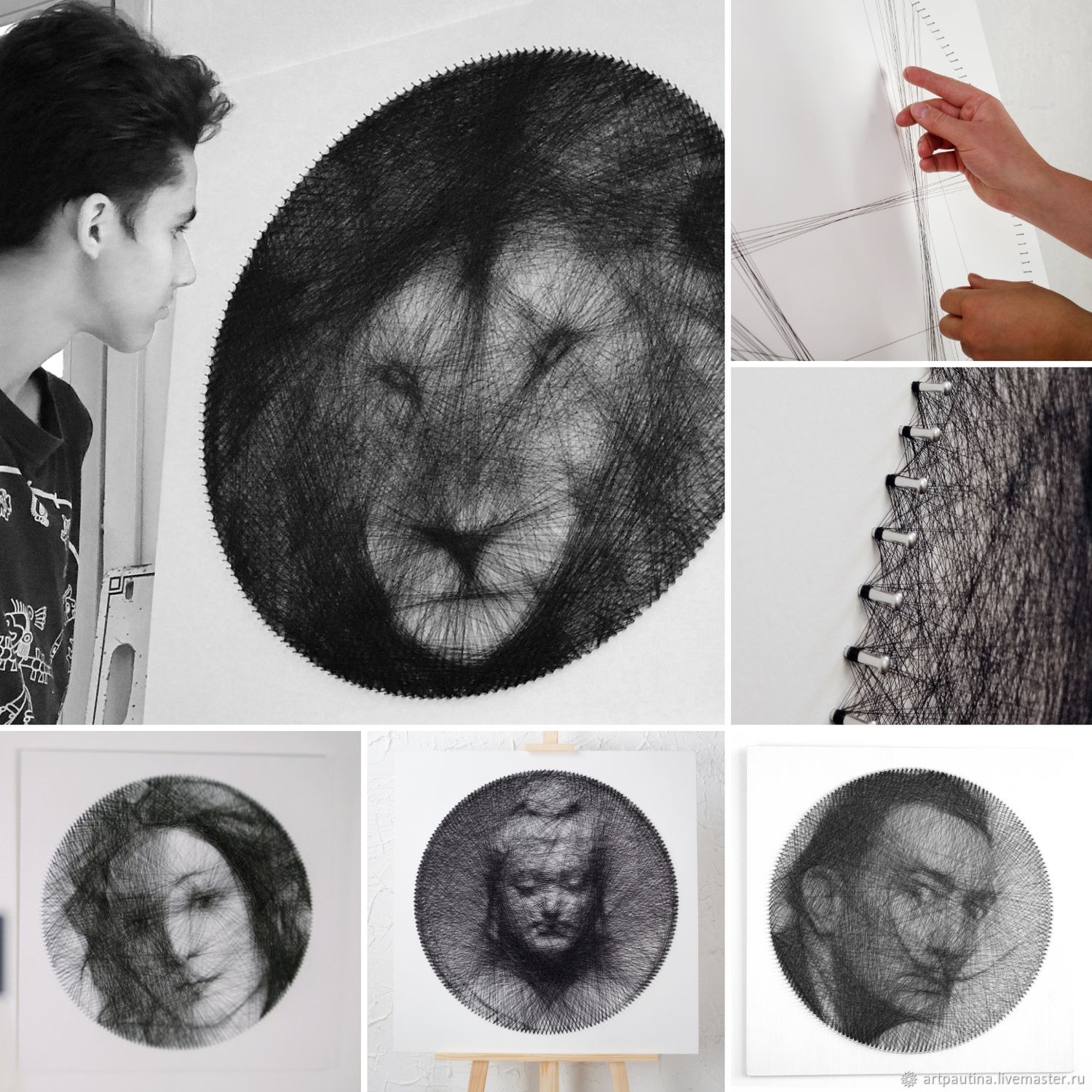 1500x1500, 339 Kb / нить, портреты, картины