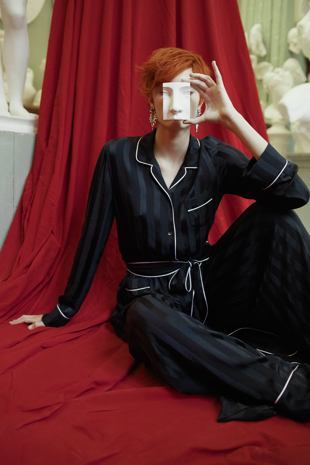 1067x1600, 179 Kb / Marie Claire Italia, сукно, пижама