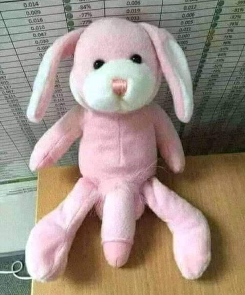 503x604, 111 Kb / заяц, хуй, розовый