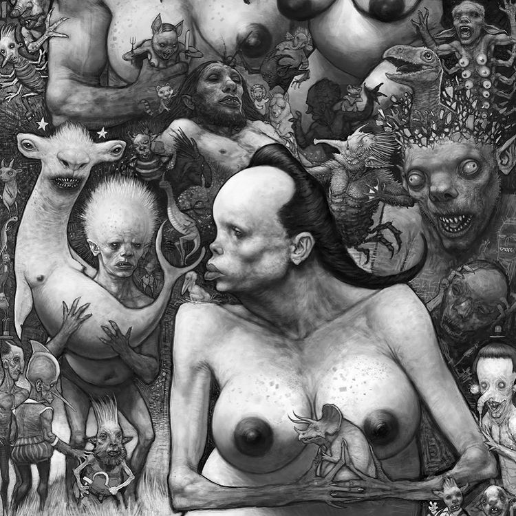 750x750, 135 Kb / ч/б, нех, Rob Bliss, рисунок