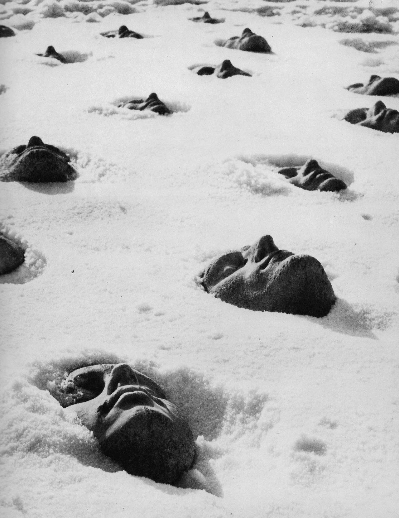 1280x1662, 260 Kb / лица, снег, ч/б