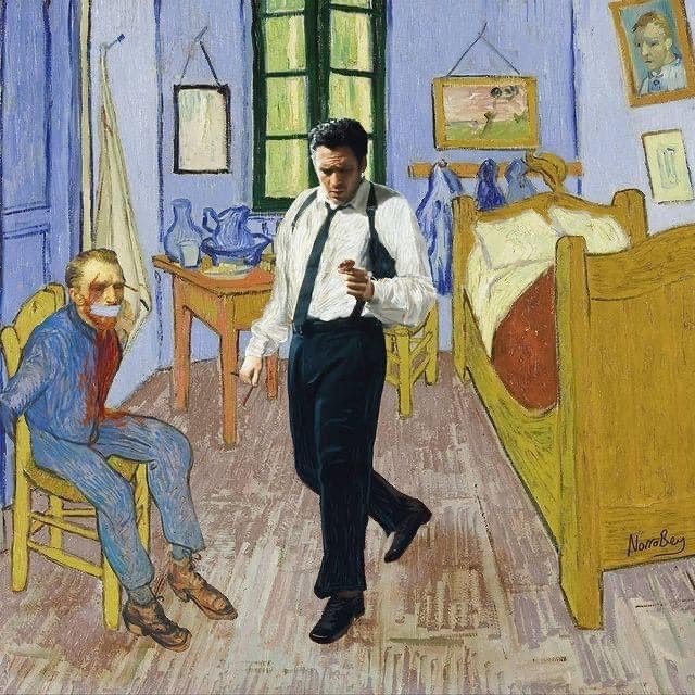 640x640, 135 Kb / ван гог, спальня, Майкл Мэдсен