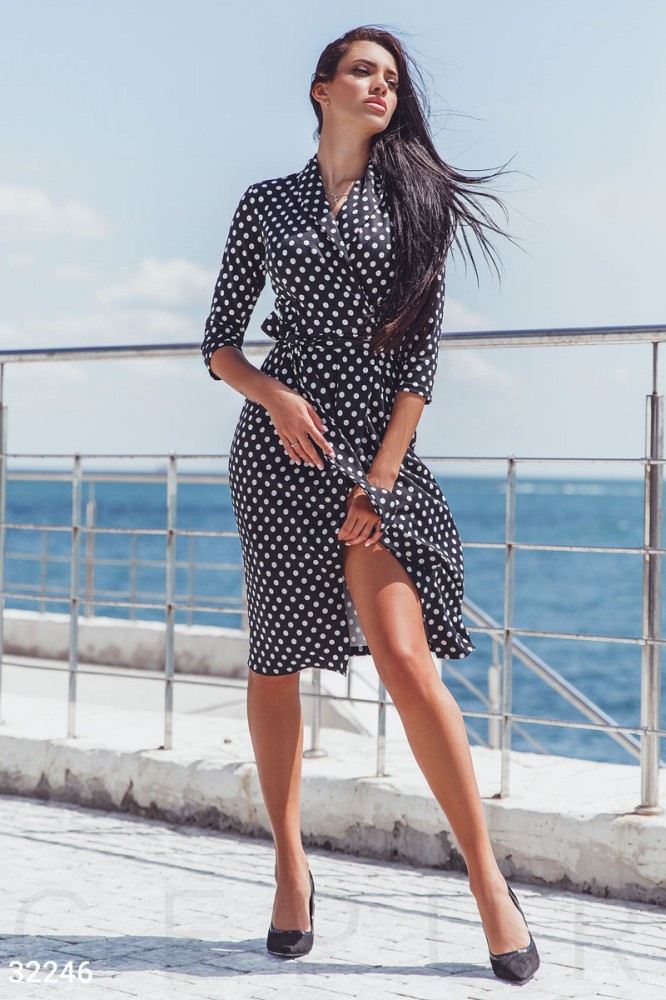 666x1000, 145 Kb / 32246, платье, горошек, Нита Кузьмина