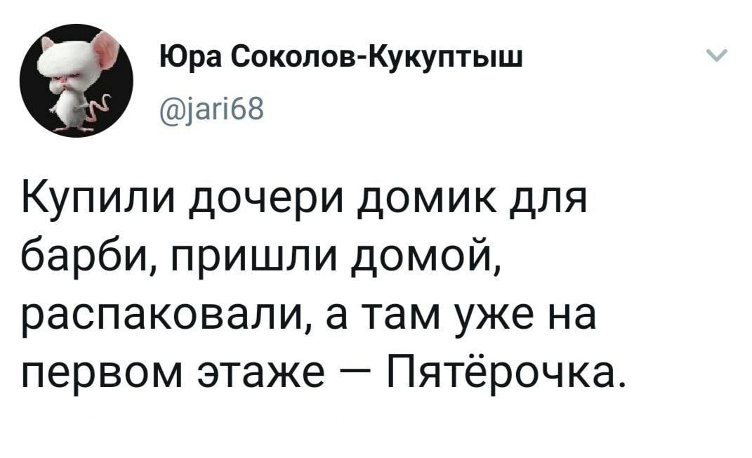 1071x652, 60 Kb / барби, домик, пятерочка