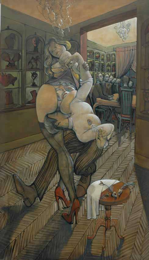 488x850, 43 Kb / мужик, девка, рисунок, сюр