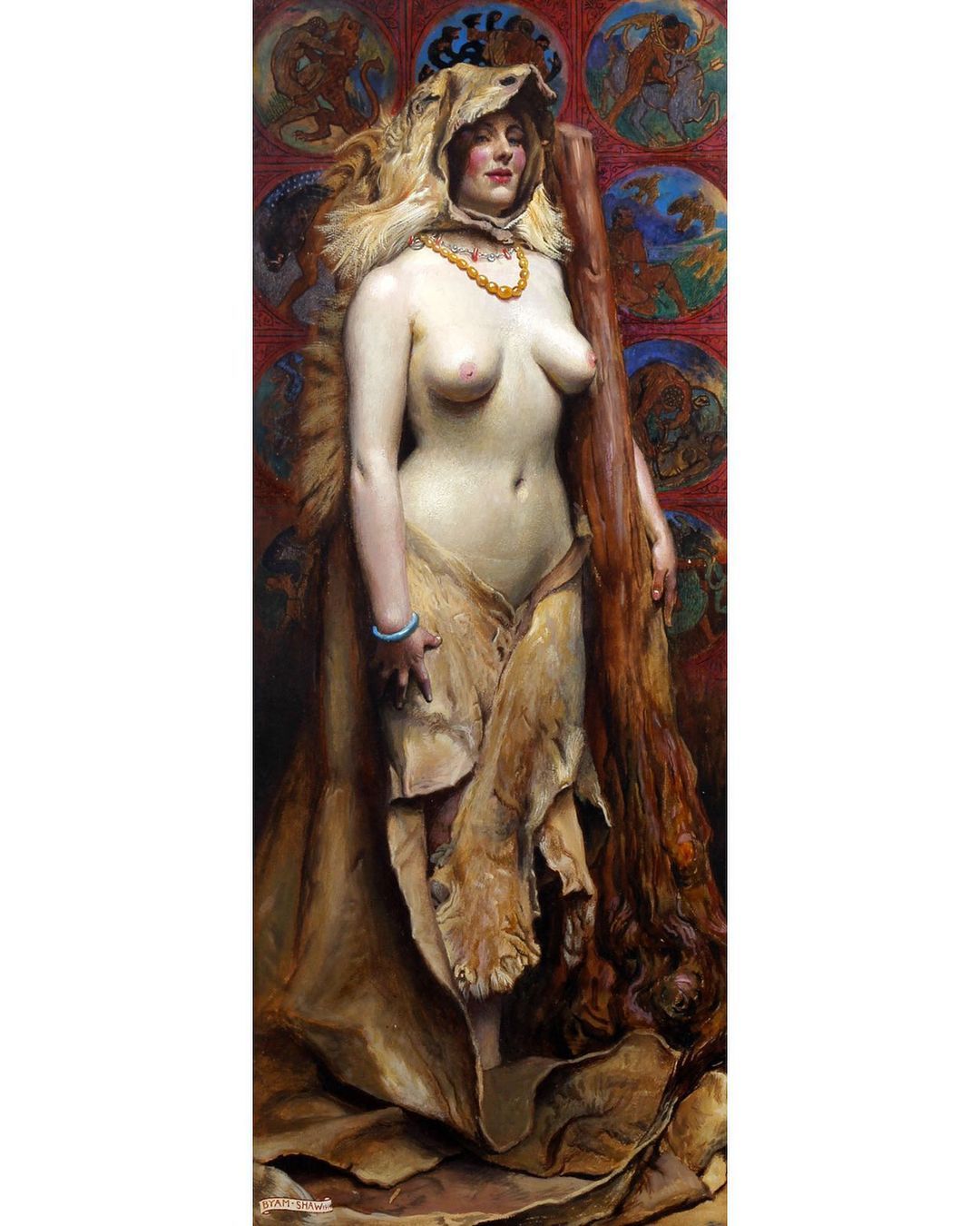 1080x1350, 150 Kb / девка, свекловично-румяная, шкура, лев, рисунок