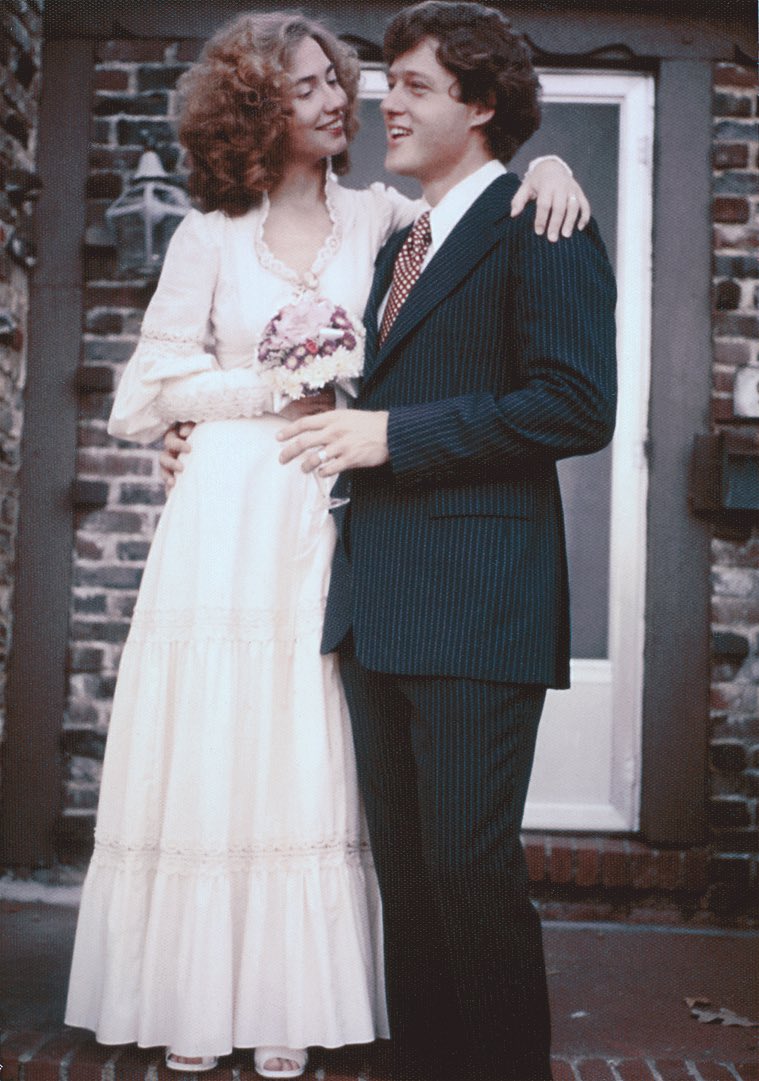 759x1081, 129 Kb / Бил Клинтон, Хилари, Свадьба