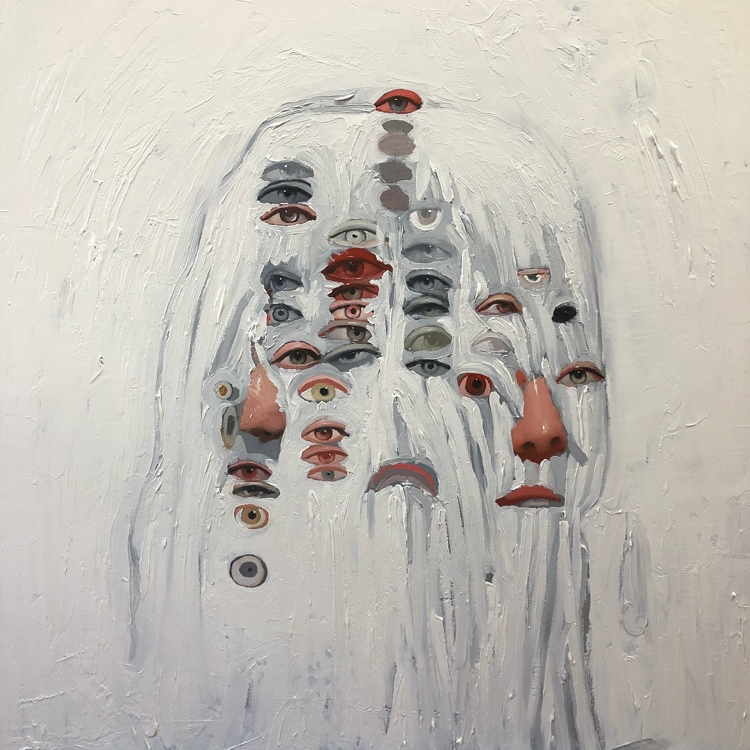 1080x1080, 485 Kb / картина, глаза, нос