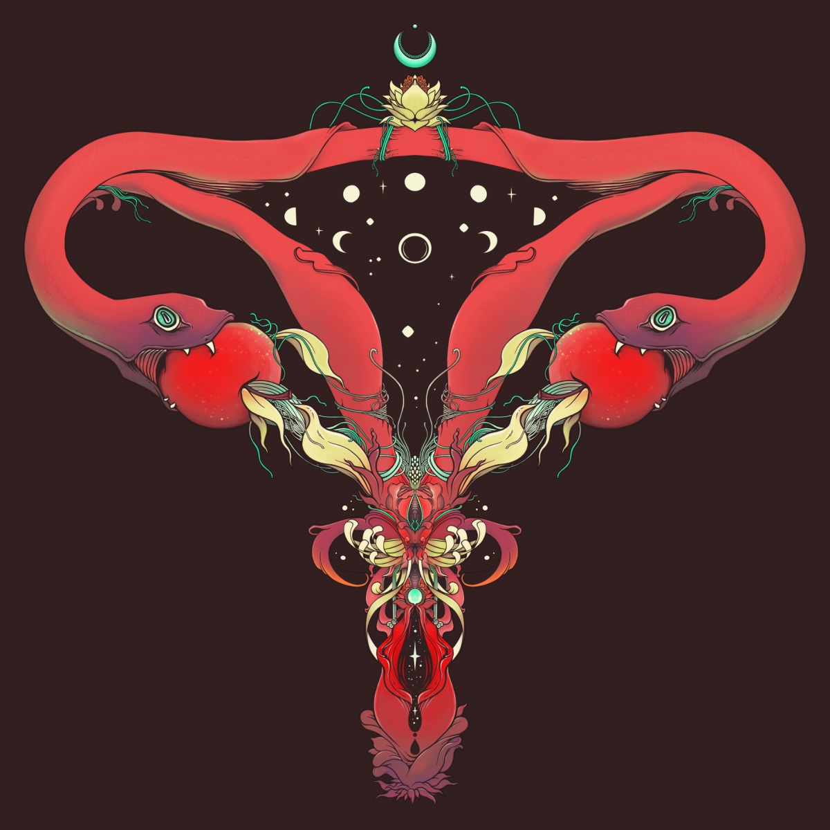 1200x1200, 204 Kb / арт, матка, цветок