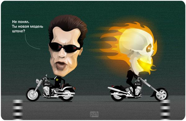 600x390, 53 Kb / постер, фильм, терминатор, призрачный гонщик