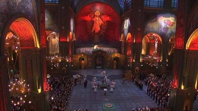 694x390, 228 Kb / храм, богослужение, пасха