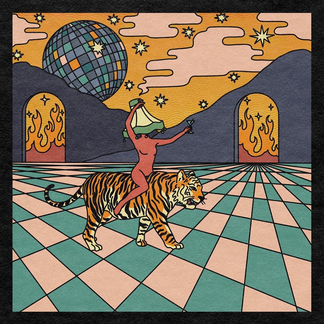 1080x1080, 283 Kb / лампа, тигр, звезды, мартини, голая, дискобол, рисунок
