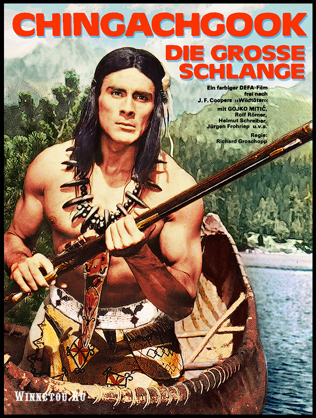 633x836, 322 Kb / Чингачгук, большой змей, лодка, каноэ, индеец, ружье, река, лес