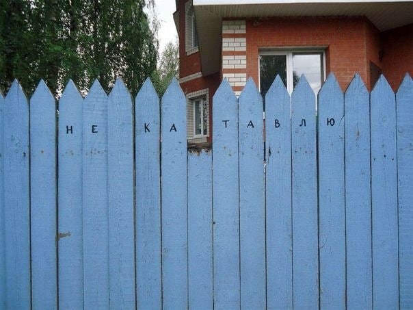 604x453, 60 Kb / забор, картавлю