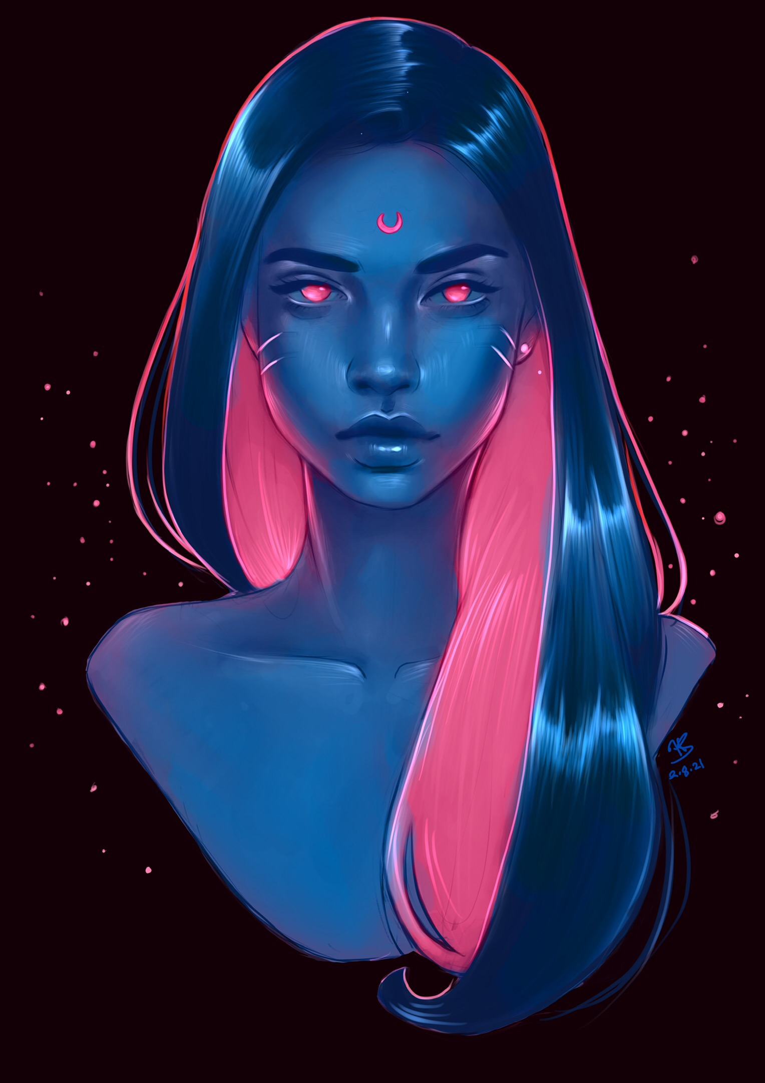 1528x2162, 279 Kb / инопланетянка