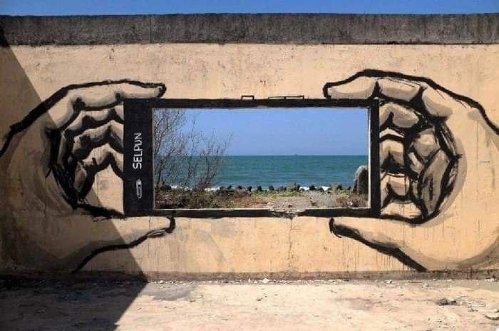 700x464, 62 Kb / граффити, окно, телефон