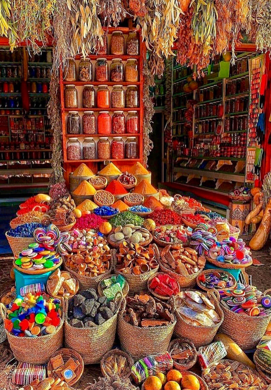 950x1364, 565 Kb / разноцветные штучки, восточный базар, пряности, лакомство